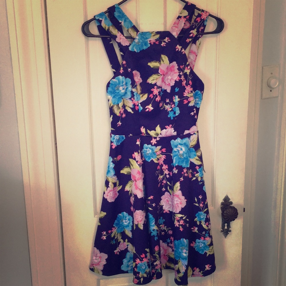 Halter two strap dress